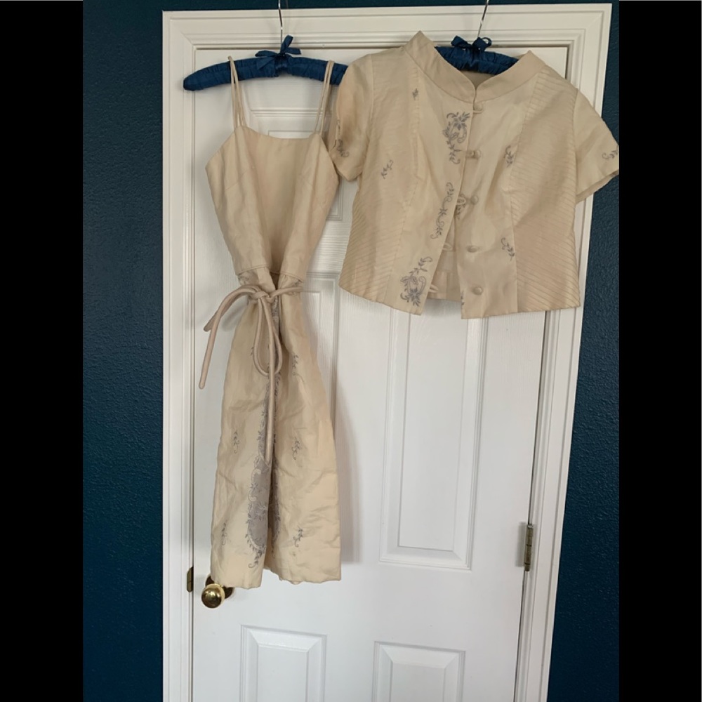 VINTAGE DRESS AND JACKET
